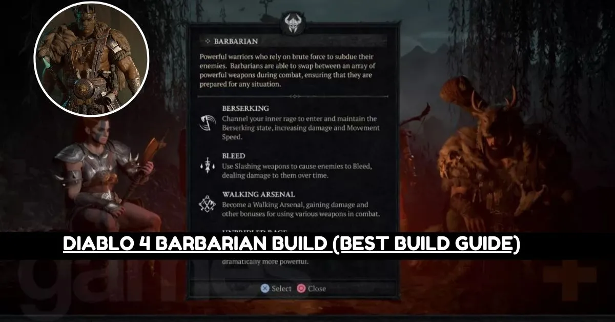 Diablo 4 Barbarian Build