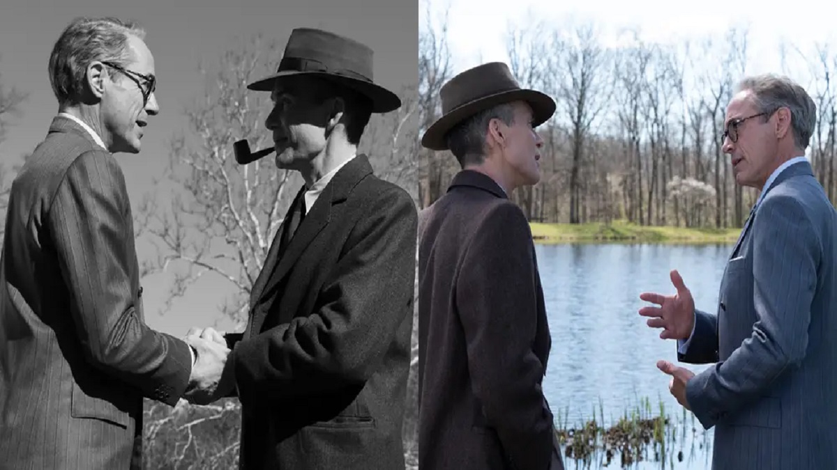 Black And White Oppenheimer Scenes
