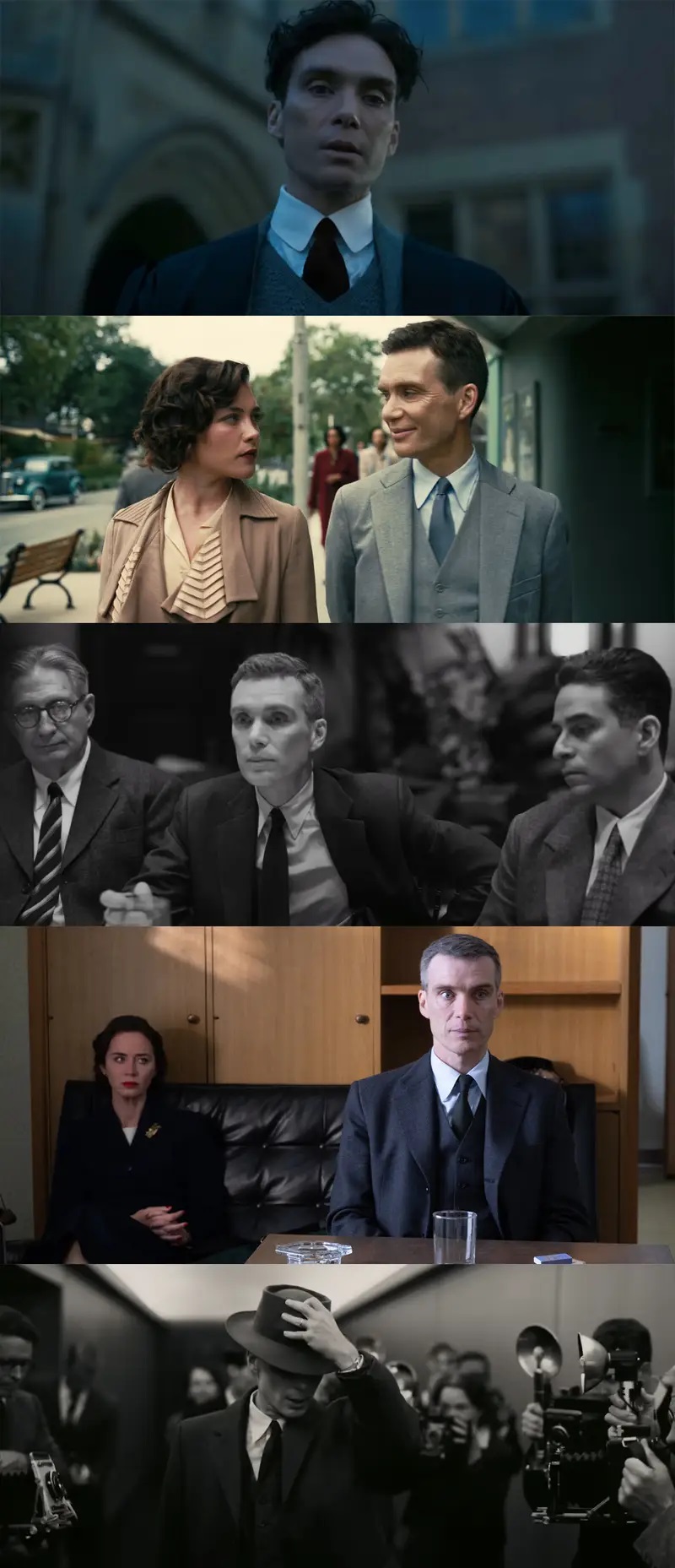 Black And White Oppenheimer Scenes