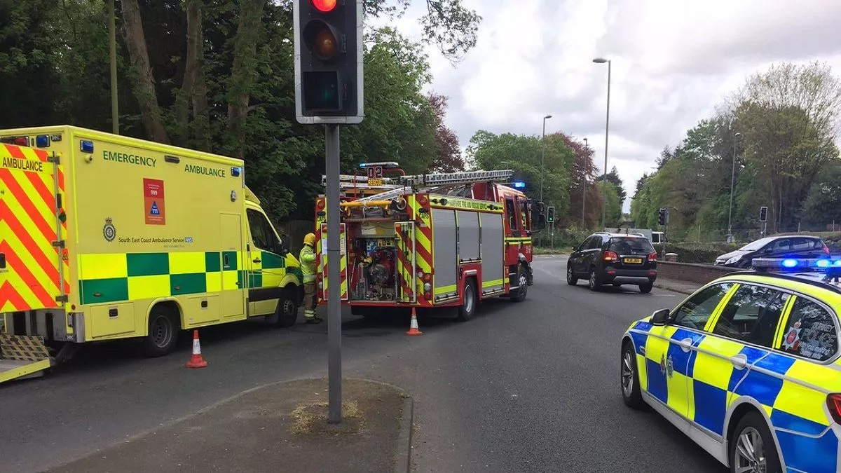 A26 London Road in Southborough1