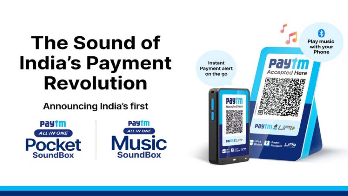Paytm Pocket Soundbox and Paytm Music Soundbox