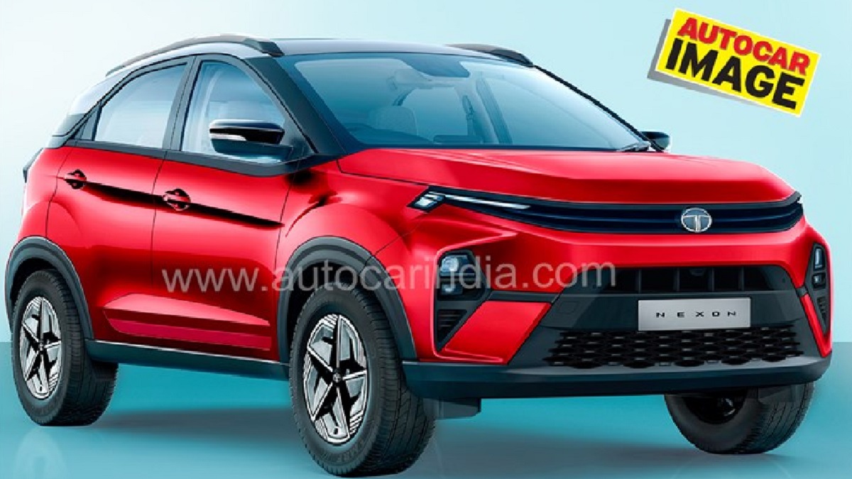 Tata Nexon Facelift Exterior Design