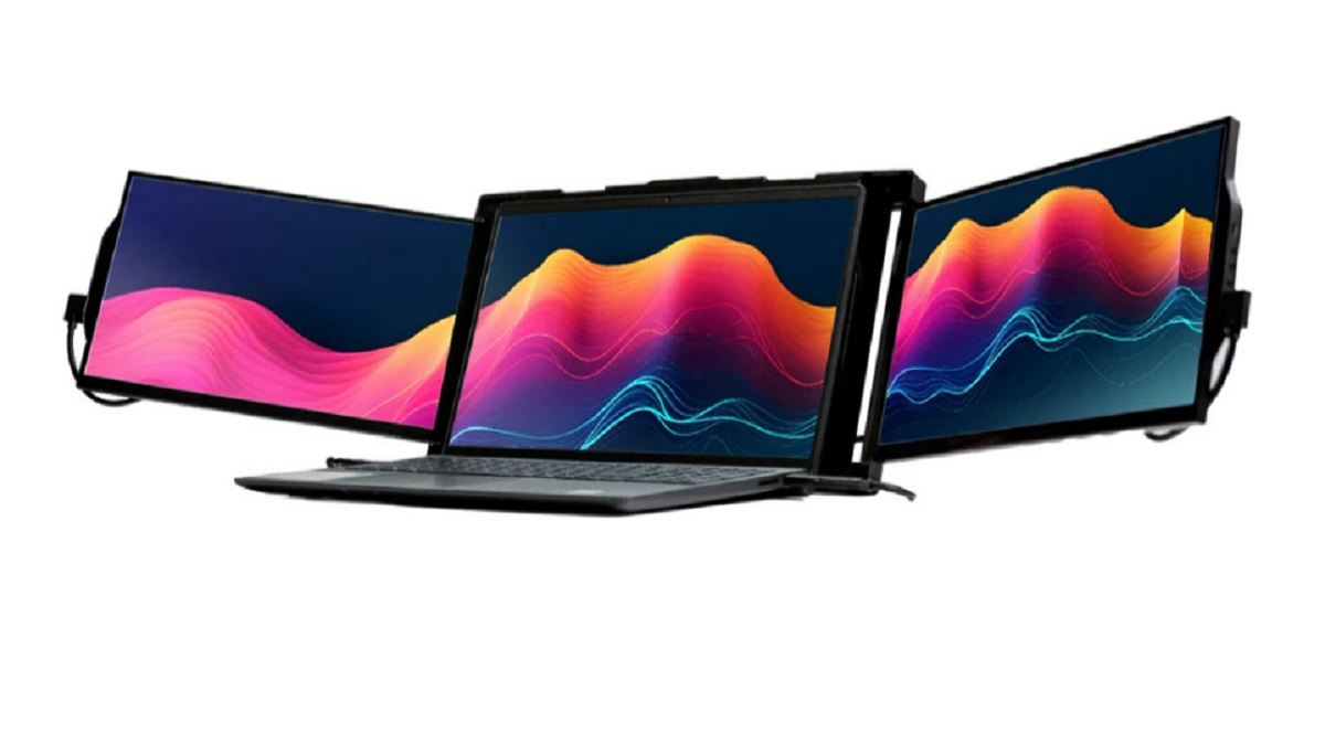 Triple-Screen Laptop