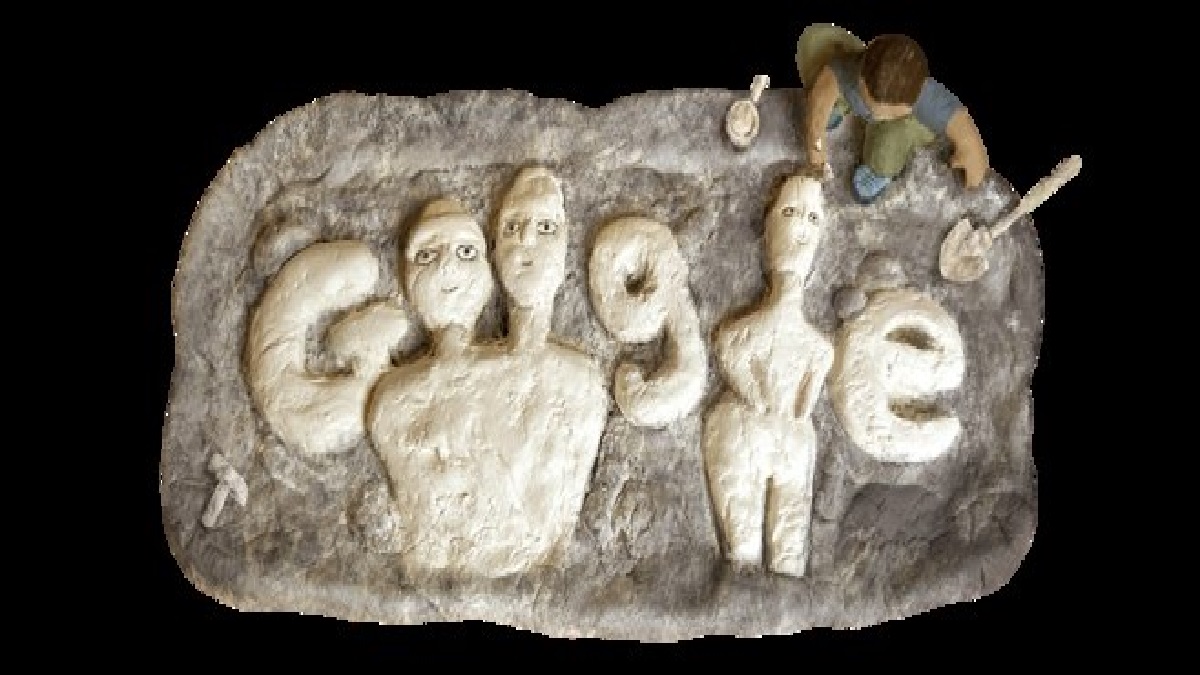Google Doodle pays homage to Jordan's Ain Ghazal statues in latest Doodle 1 Ain Ghazal statues