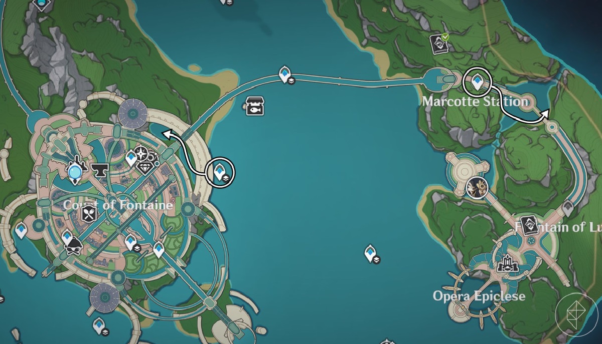Genshin Impact Pluie Lotus Locations
