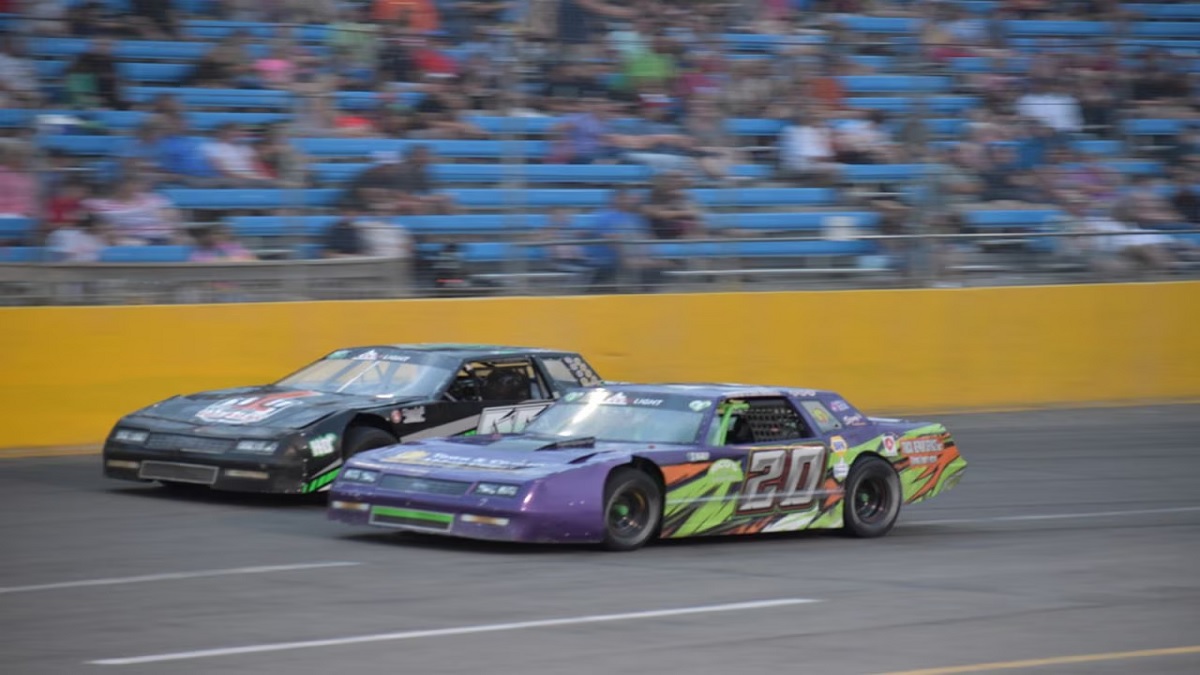 action at Berlin Raceway