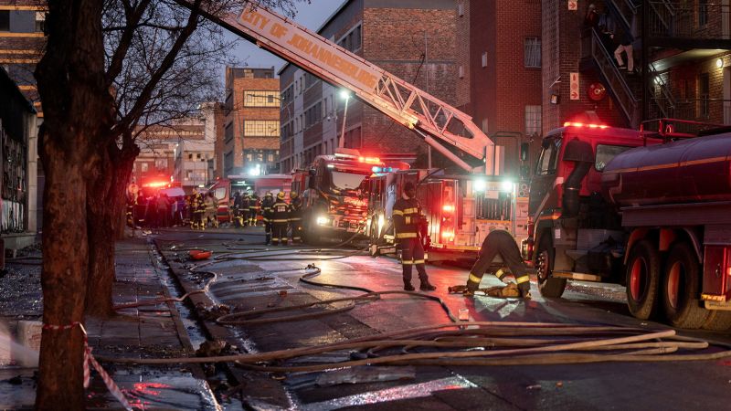 south africa fire tragedy news
