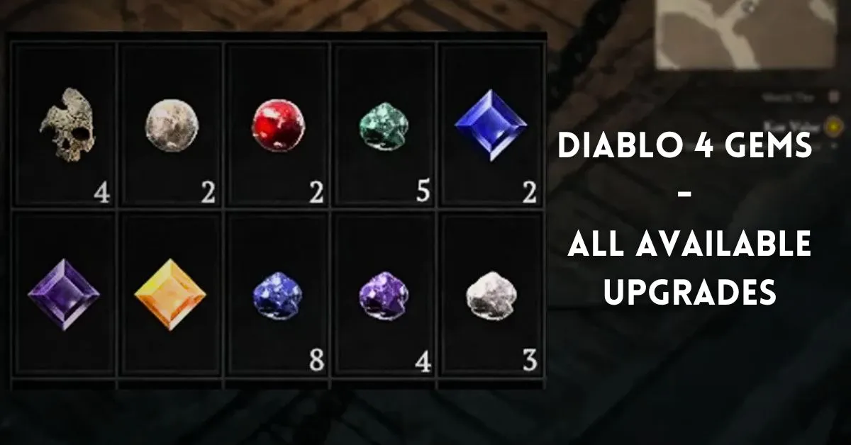 Diablo 4 Upgrading Gems