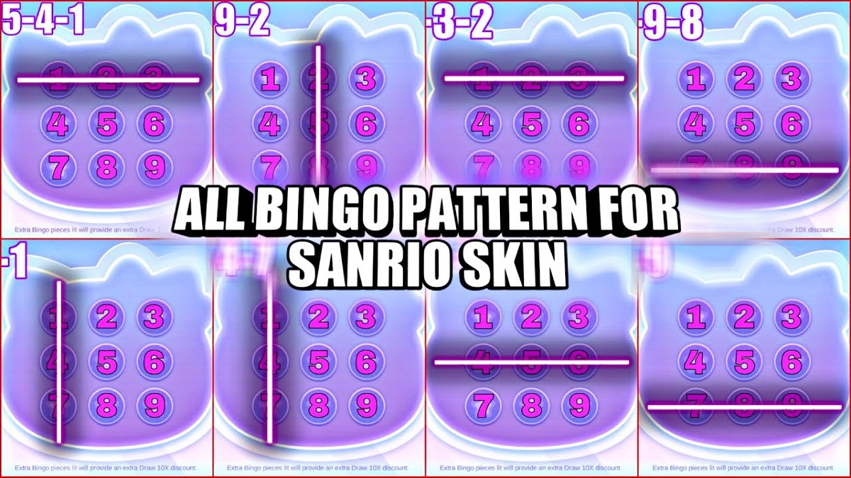 MLBB Hello Kitty Bingo Pattern