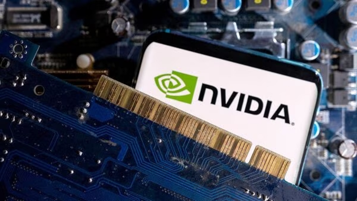 Nvidia share price falls
